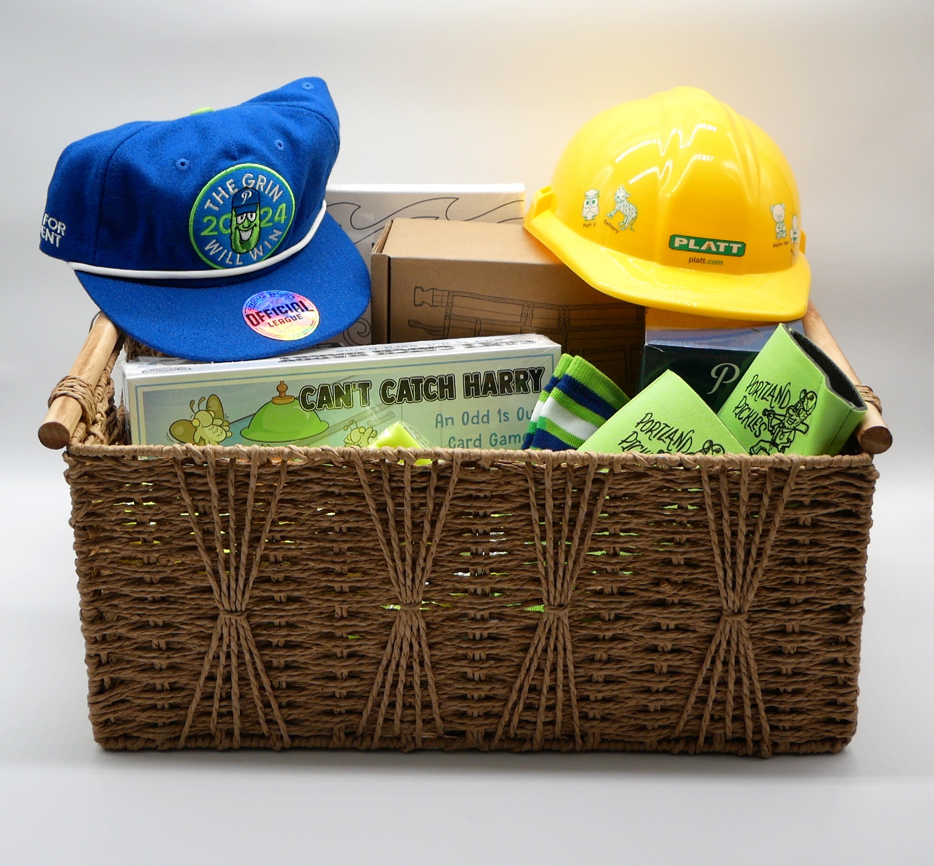 Family fun basket contents
